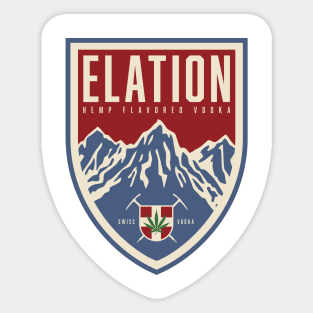 Elation Crest Logo T-Shirt Sticker